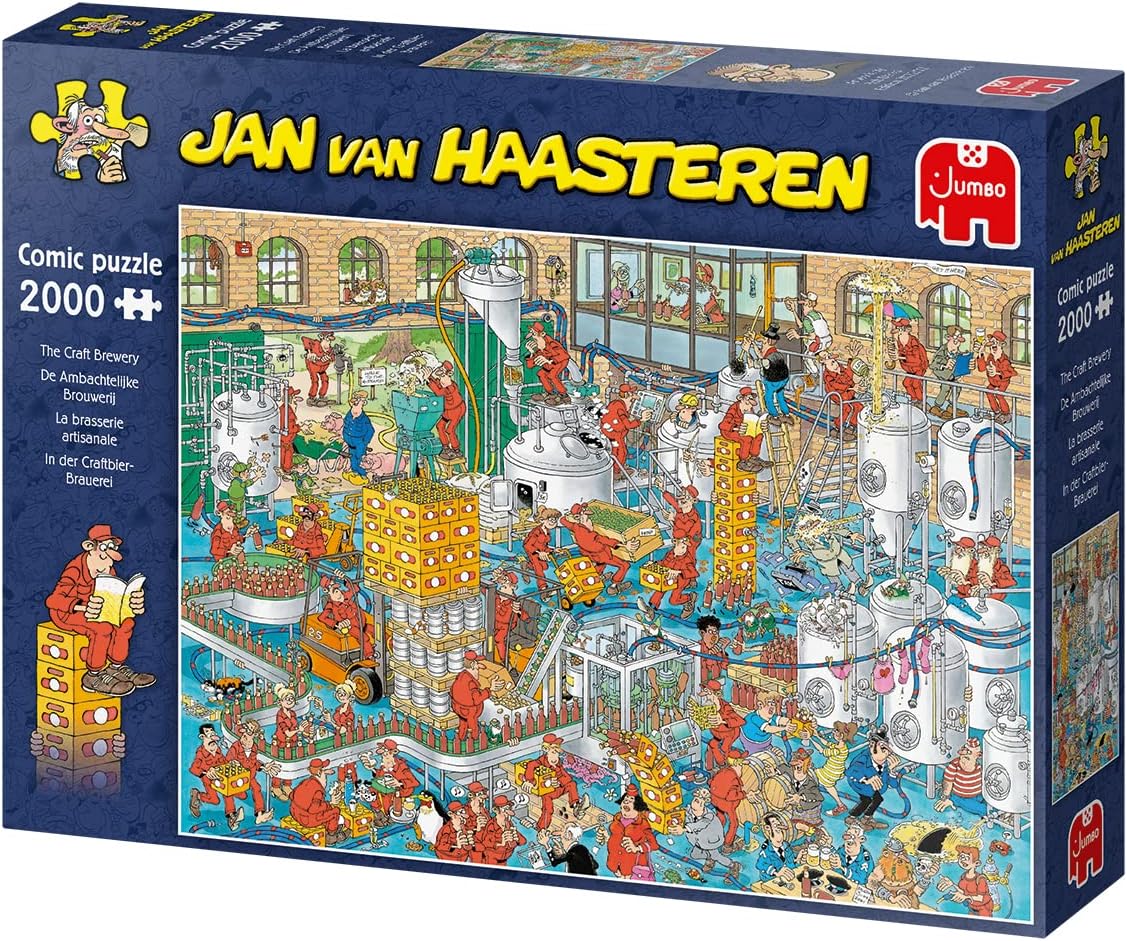 Jan van Haasteren Jumbo Spiele Jan van Haasteren Kraftbierbrauerei - Puzzle 2000 Teile