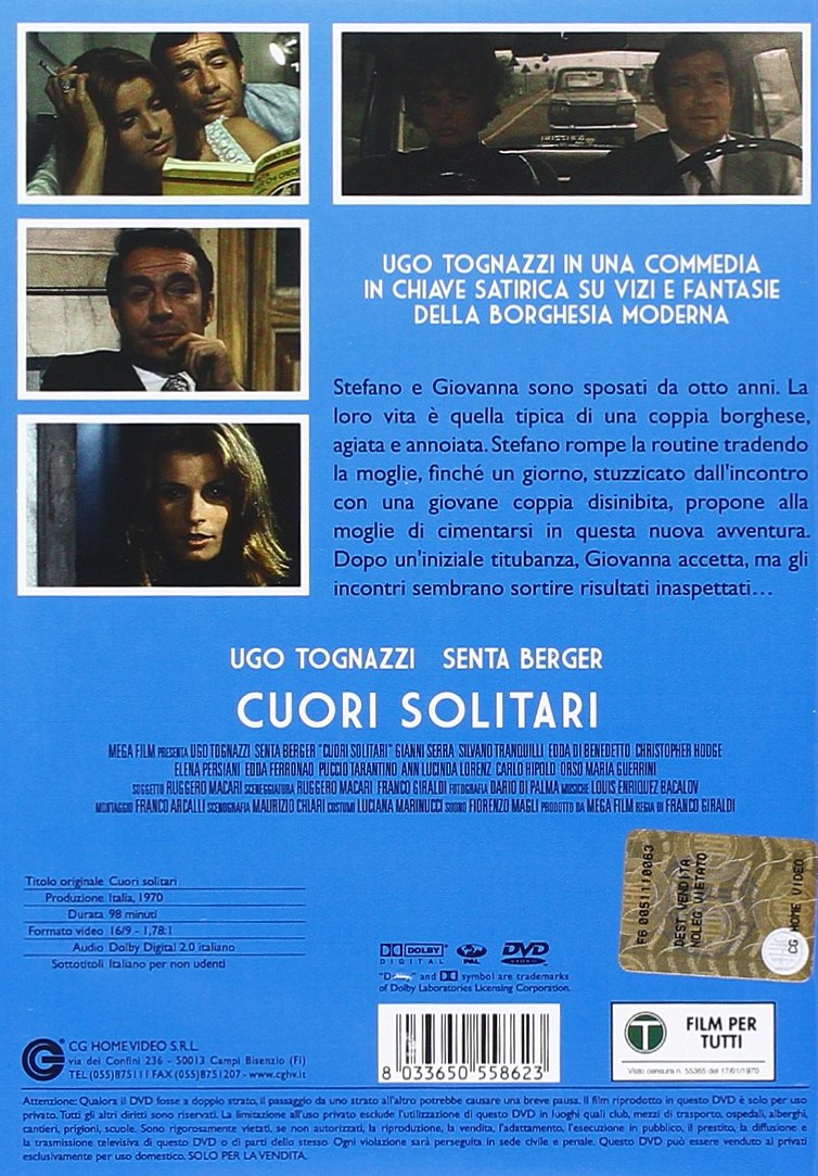 cuori solitari dvd Italian Import
