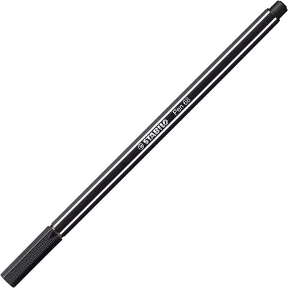 Premium Fibre-Tip Pen - STABILO Pen 68 - ARTY - Pack of 24 - Assorted Colours