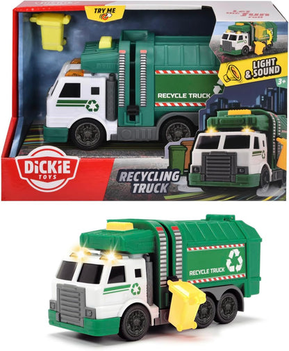 Dickie Toys 203302018 Recycling Truck, Green/White
