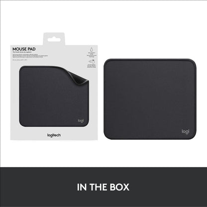Logitech Mouse Pad - Studio Series, Computer Mouse Mat with Anti-slip Rubber Base, Easy Gliding, Spill-Resistant Surface, Durable Materials, Portable, in a Fresh Modern Design