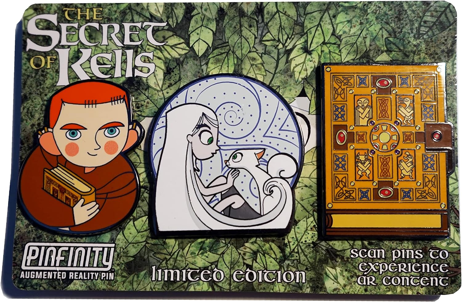 The Secret of Kells- Pin AR, Color Negro, 4cm x 5cm (Pinfinity 630128121754
