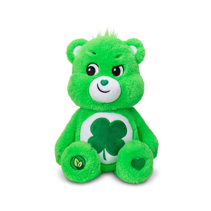 Care Bears | Good Luck Bear 35cm Medium Plush | Collectable Cute Plush Toy, Cuddly Toys for Children, Soft Toys for Girls Boys, Cute Teddies Suitable for Girls and Boys Ages 4+ | Basic Fun 22064 Singl