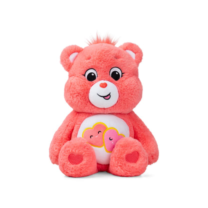 Care Bears | Love-A-Lot Bear 35cm Medium Plush | Collectable Cute Plush Toy, Cuddly Toys for Children, Soft Toys for Girls Boys, Cute Teddies Suitable for Girls and Boys Ages 4+ | Basic Fun 22084