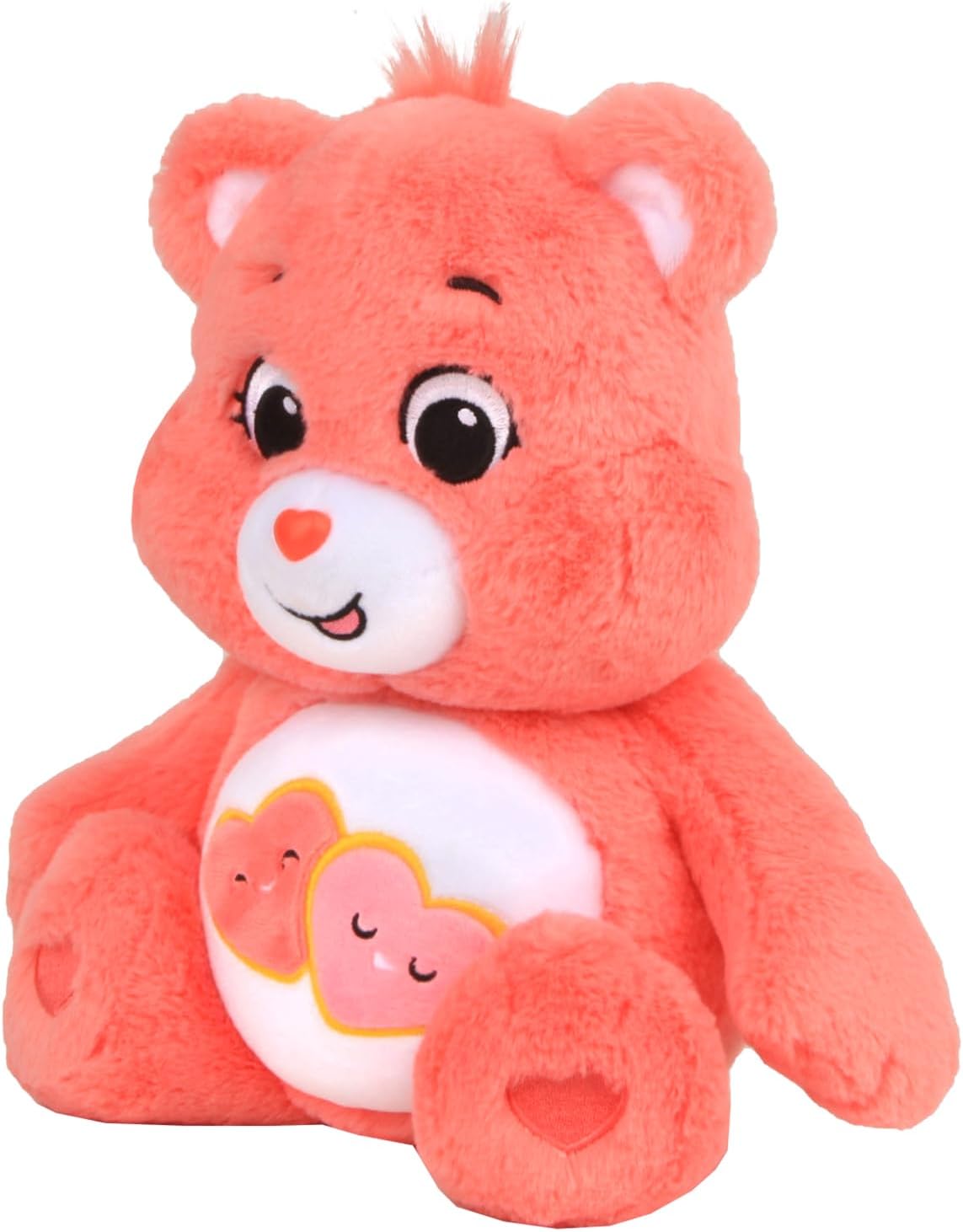 Care Bears | Love-A-Lot Bear 35cm Medium Plush | Collectable Cute Plush Toy, Cuddly Toys for Children, Soft Toys for Girls Boys, Cute Teddies Suitable for Girls and Boys Ages 4+ | Basic Fun 22084