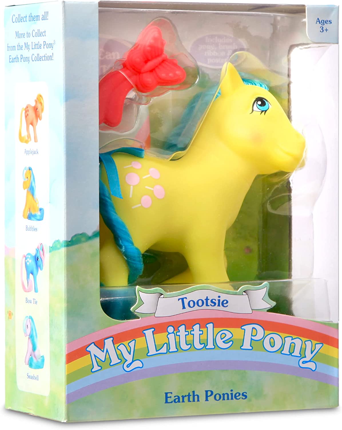 My Little Pony 35299 Tootsie Classic Pony, Retro Horse Gifts, Collectable Vintage Toys for Kids, Unicorn Toys for Boys and Girls Aged 3 Years and Up, Red