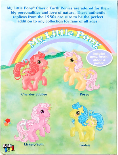 My Little Pony 35299 Tootsie Classic Pony, Retro Horse Gifts, Collectable Vintage Toys for Kids, Unicorn Toys for Boys and Girls Aged 3 Years and Up, Red