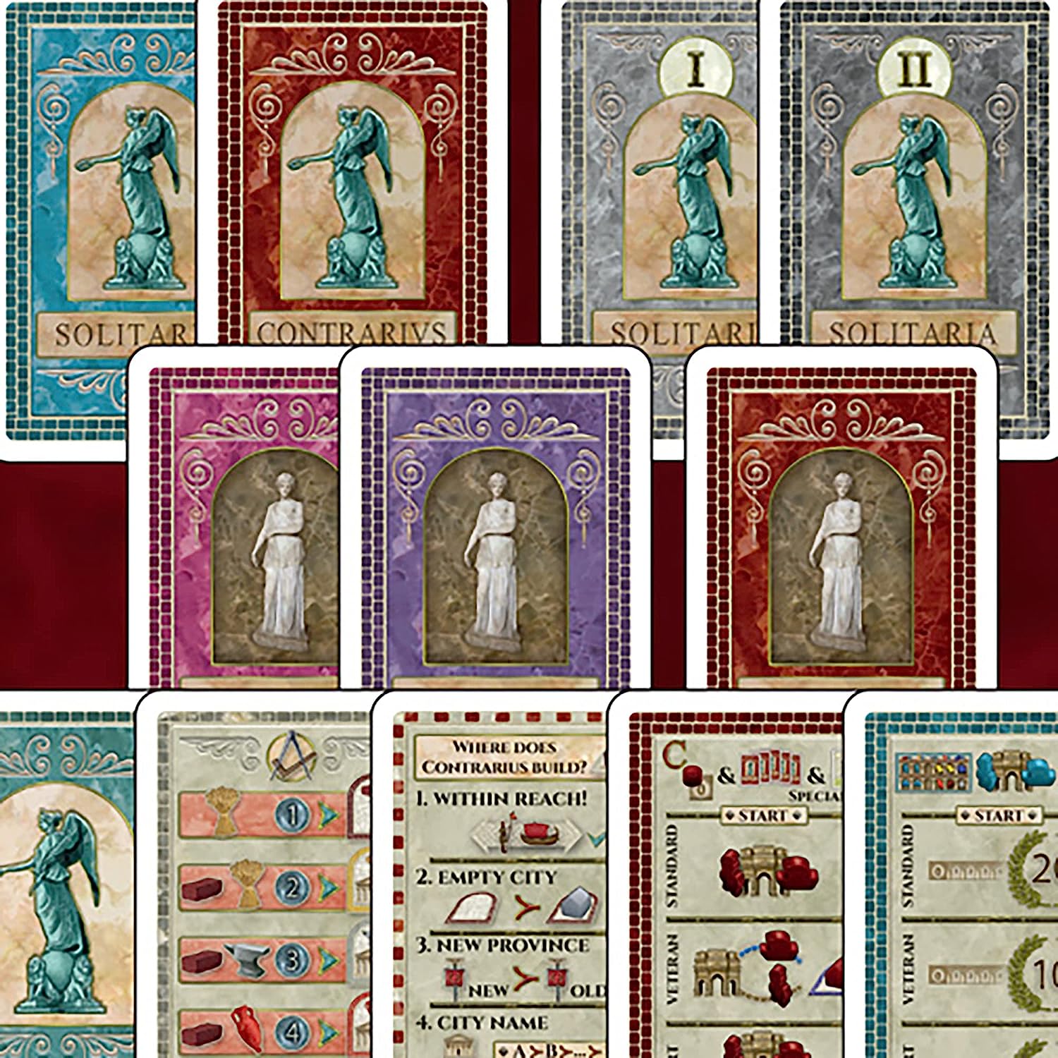 Rio Grande Games: Concordia Solitaria Expansion - Strategy Board Game Expansion to Concordia - Ages 14+, 1-2 Players, 60 Min Game Play, (RGG615