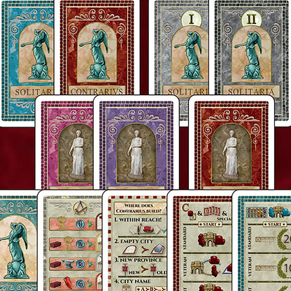 Rio Grande Games: Concordia Solitaria Expansion - Strategy Board Game Expansion to Concordia - Ages 14+, 1-2 Players, 60 Min Game Play, (RGG615