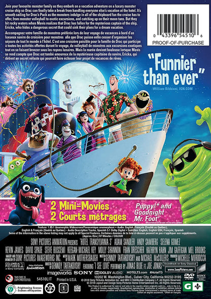 Hotel Transylvania 3 - DVD + Digital (Bilingual)