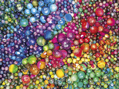 Clementoni 39650 Canicas 1000pcs Colorboom Collection-Marbles 1000 Pieces, Made in Italy, Jigsaw Puzzle for Adults, Multicolor, Medium