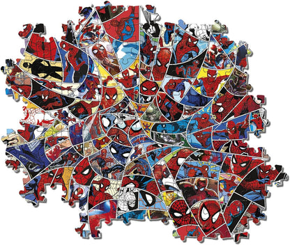 Clementoni 39657 Spider-Man Impossible Marvel Spiderman Pieces, Made in Italy, Jigsaw Puzzle for Adults, Multicolor