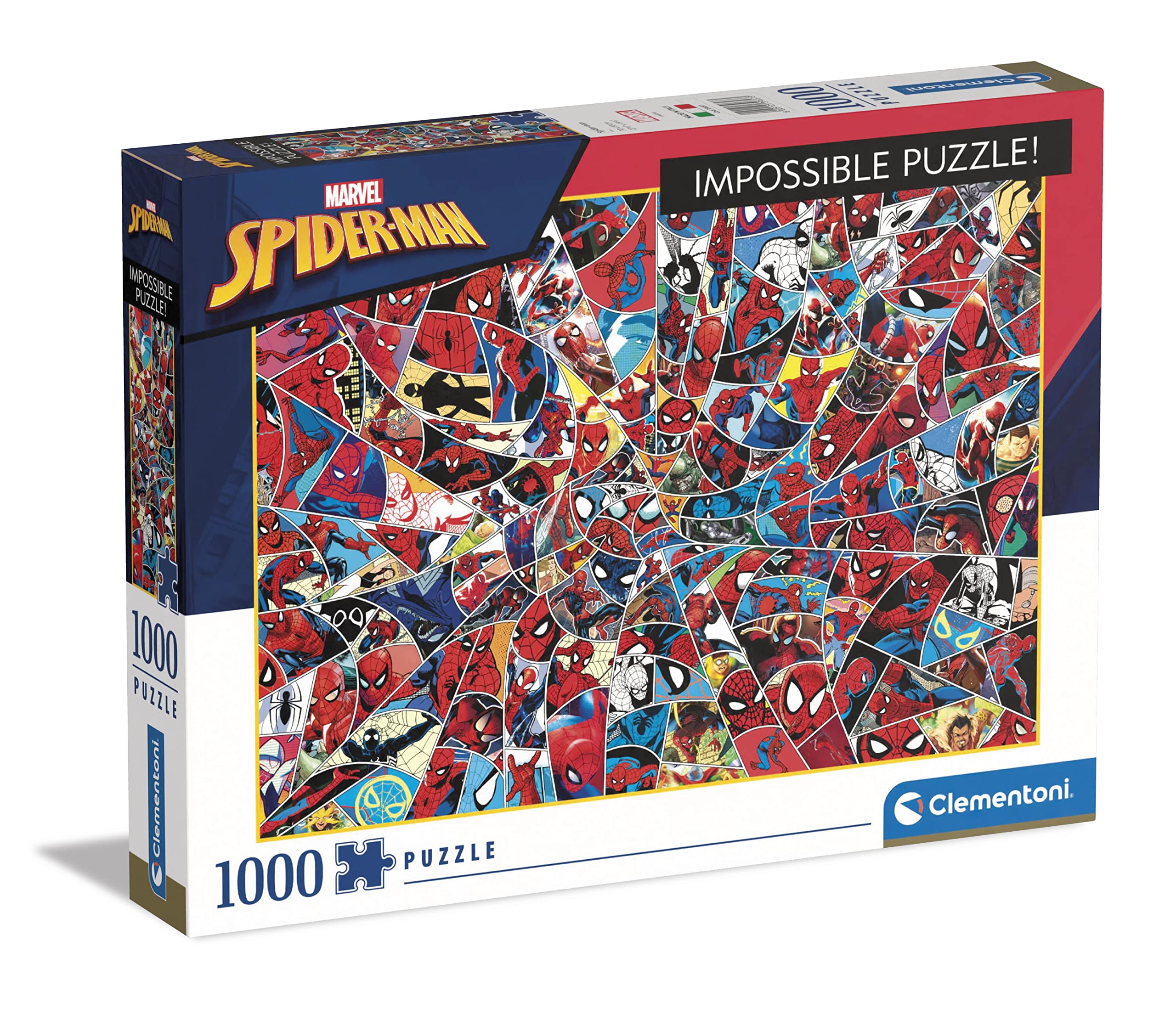 Clementoni 39657 Spider-Man Impossible Marvel Spiderman Pieces, Made in Italy, Jigsaw Puzzle for Adults, Multicolor