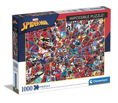 Clementoni 39657 Spider-Man Impossible Marvel Spiderman Pieces, Made in Italy, Jigsaw Puzzle for Adults, Multicolor