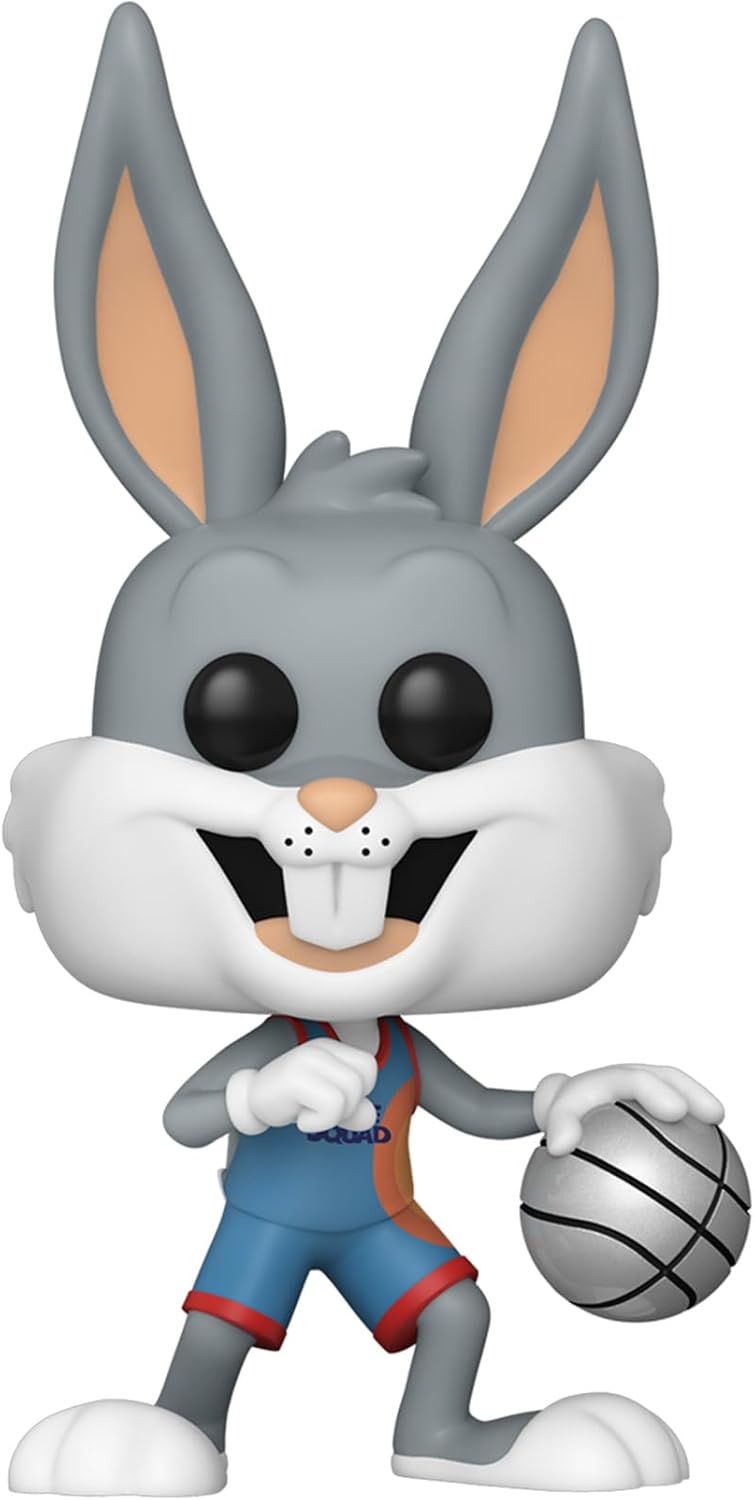 Funko POP! Movies: SJ2 - Bugs Bunny Dribbling - Space Jam 2 - Collectable Vinyl Figure - Gift Idea - Official Merchandise - Toys for Kids & Adults - Movies Fans - Model Figure for Collectors