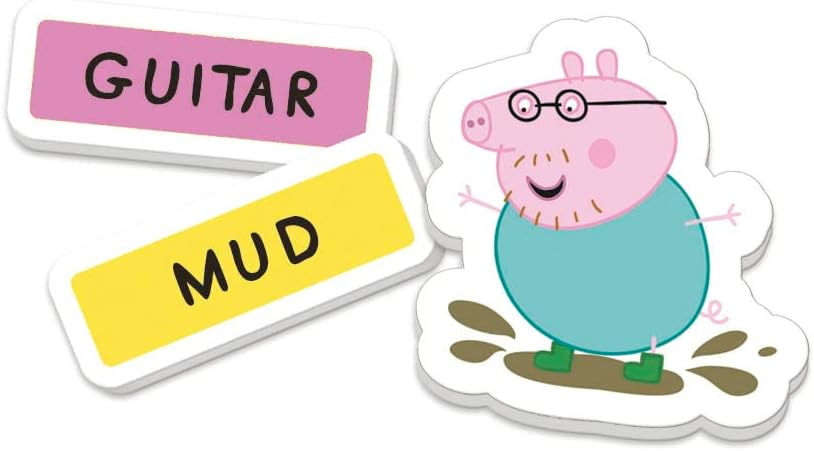 Clementoni Aprendo Peppa Pig Educativo inglés a Partir de 3 años, Juego sostenible (16352), Multicolor, Talla única