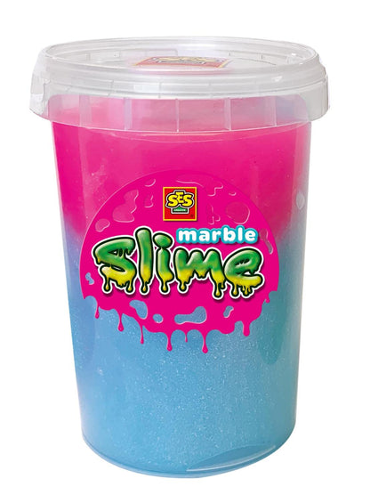 SES Creative- Mármol Slime - Azul y Rosa 200gr, (15021