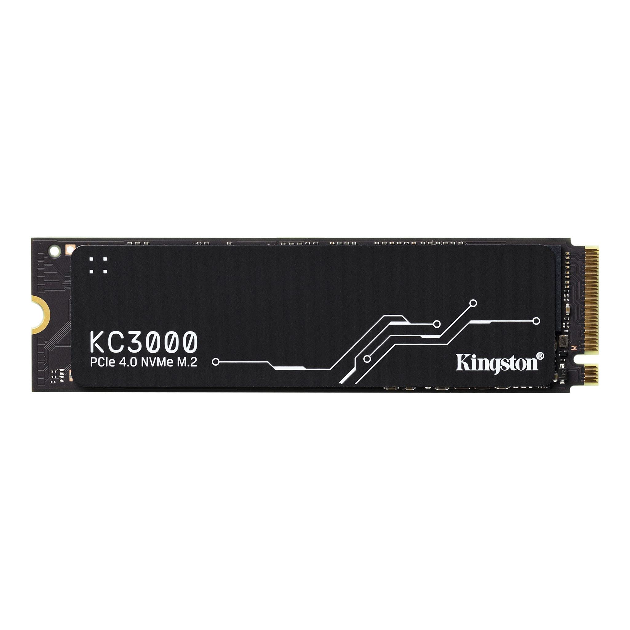 Kingston KC3000 PCIe 4.0 NVMe M.2 SSD - High-performance storage for desktop and laptop PCs -SKC3000S/1024G