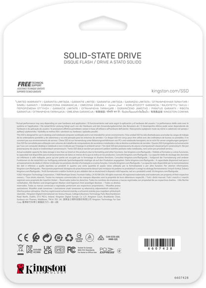Kingston KC3000 PCIe 4.0 NVMe M.2 SSD - High-performance storage for desktop and laptop PCs -SKC3000S/1024G