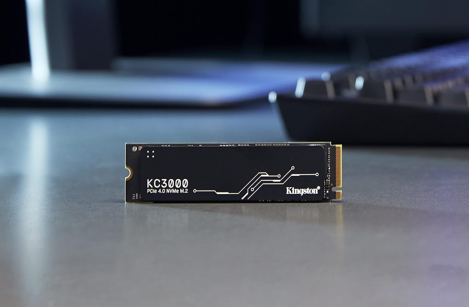 Kingston KC3000 PCIe 4.0 NVMe M.2 SSD - High-performance storage for desktop and laptop PCs -SKC3000S/1024G