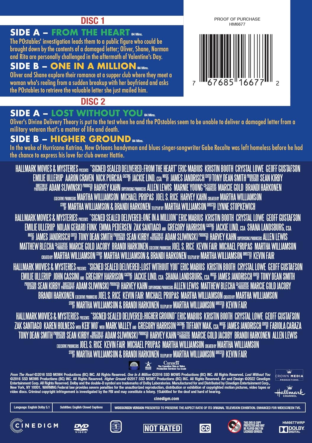 Signed, Sealed, Delivered: Movies 5-8