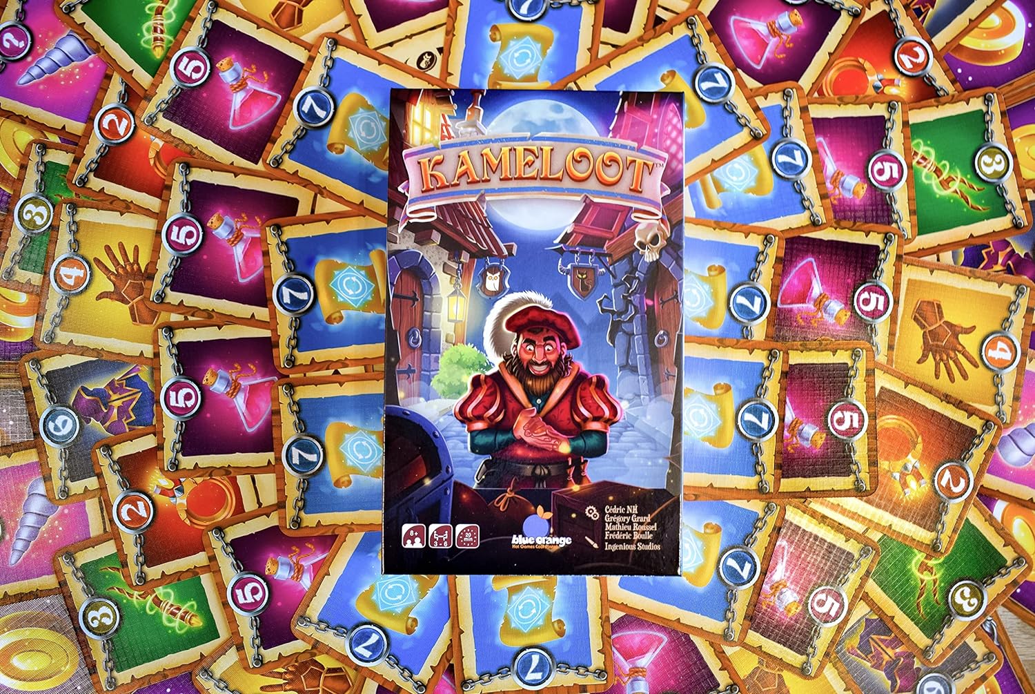 Blue Orange | Kameloot | Card Game | Ages 8+ | 3-6 Players | 20-25 Minutes Playing Time