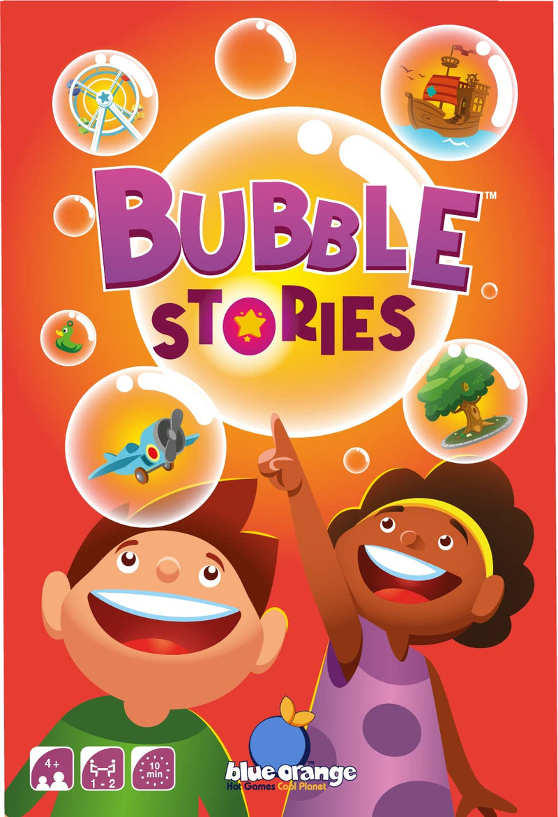 Blue Orange | Bubble Stories | Board Game | Ages 4+ | 2-5 Players | 10 Minutes Playing Time Multicolor