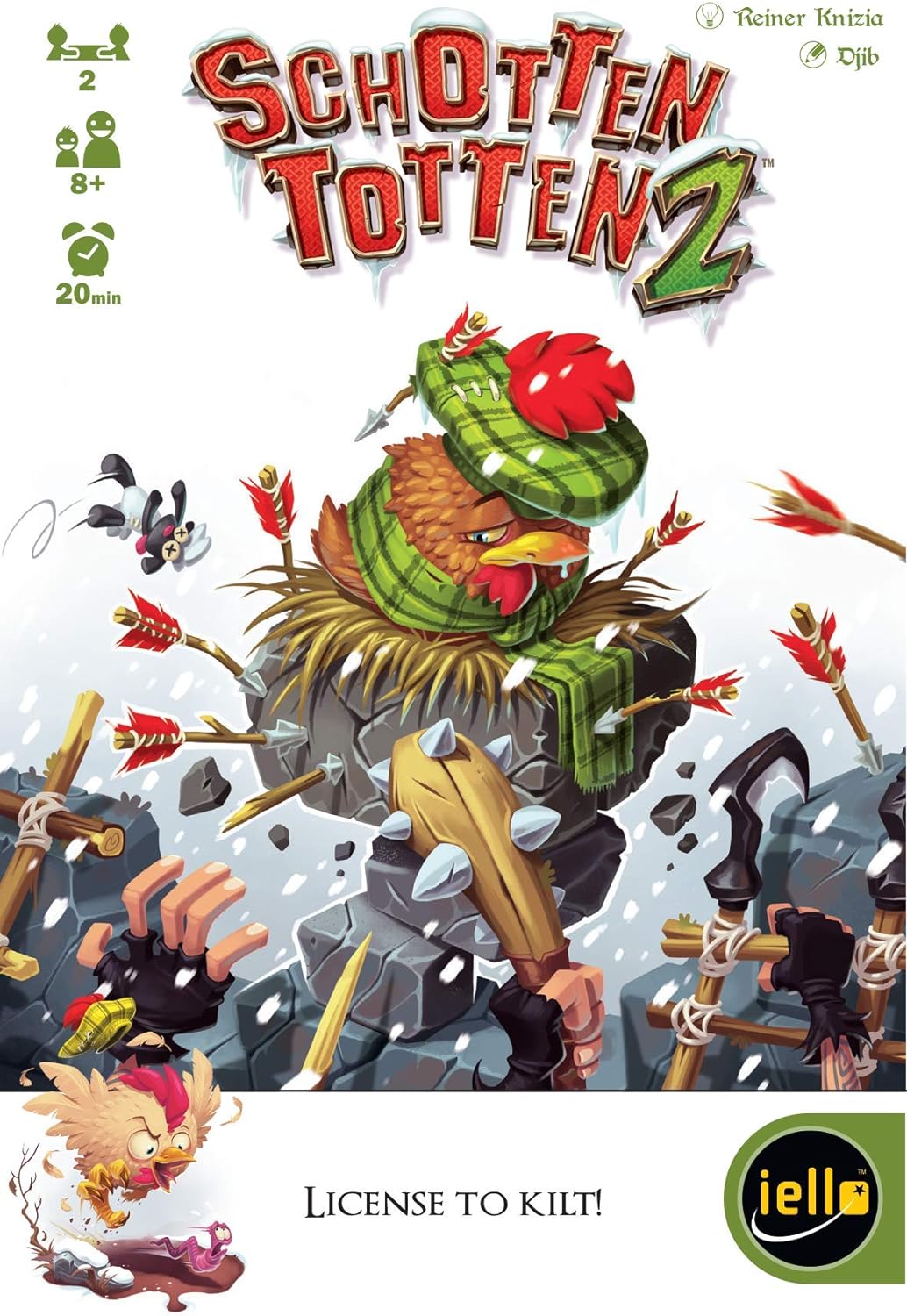 IELLO | Schotten Totten 2 | Board Game | Ages 8+ | 2 Players | 20 mins Minutes Playing Time