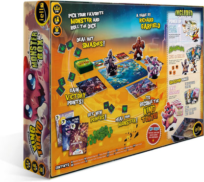 IELLO King of Tokyo Monster Box, Strategy Board Game, 2-6 Players, Ages 8+, 30 Minute Playing time, All King of Tokyo expansions Included