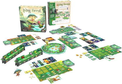 Living Forest Board Game | Nature Themed Strategy Game for Kids and Adults | Fantasy Game | Fun for Family Game Night | Ages 8+ | 2-4 Players | Average Playtime 40 Minutes | Made by Ludonaute