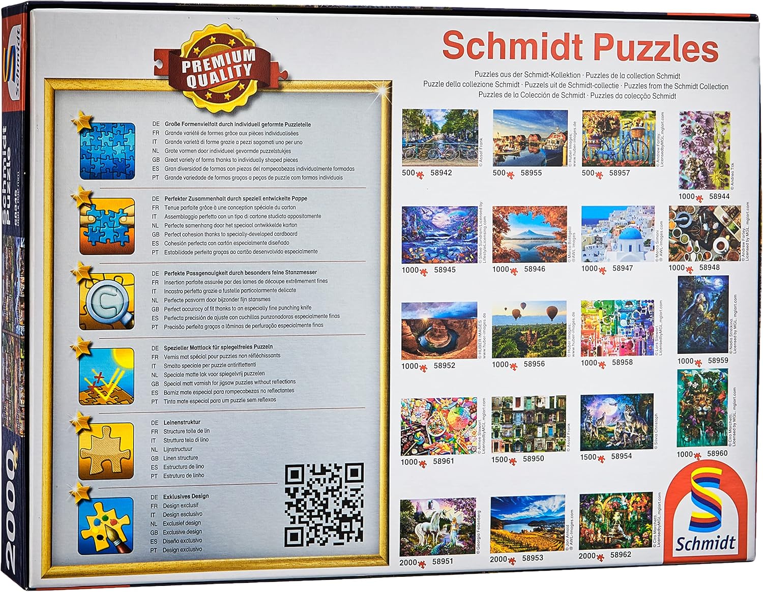 Schmidt House of Four Seasons 2000 piece Jigsaw Puzzle
