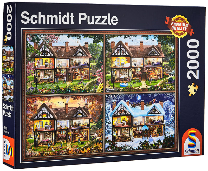 Schmidt House of Four Seasons 2000 piece Jigsaw Puzzle