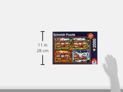 Schmidt House of Four Seasons 2000 piece Jigsaw Puzzle