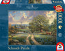 Schmidt Spiele - Thomas Kinkade : Country Living (1000pc) - Puzzle - Ages 12+ 2. Scenic Settings Country Living