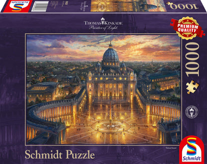 Schmidt Spiele, Thomas Kinkade: The Vatican (1000pc), Puzzle, Ages 12+