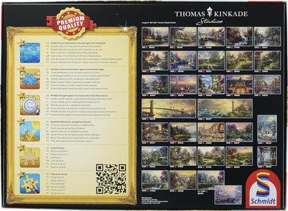 Schmidt Spiele | Thomas Kinkade: In the Vineyards (2000pc) | Puzzle | Ages 12+ 2. Scenic Settings In the Vineyards