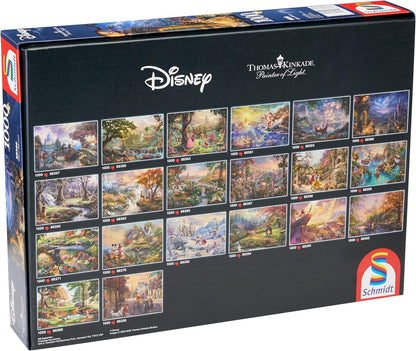 Schmidt Spiele | Thomas Kinkade: Disney Beauty and the Beast 2021 edition (1000pc) | Puzzle | Ages 12+