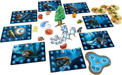 Blue Orange , Photosynthesis: Under the Moonlight Expansion , Board Game , Ages 8+ , 2-4 Players , 30 Minutes Playing Time