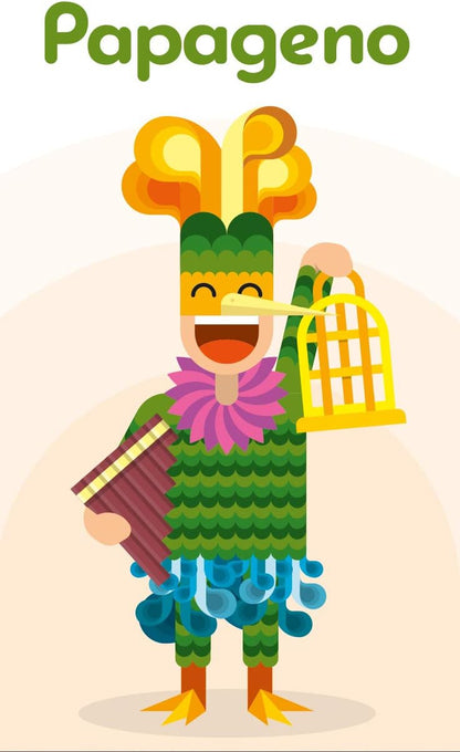 Helvetiq | Papageno | Card Game | Ages 6+ | 2-5 Players | 15 Minutes Playing Time