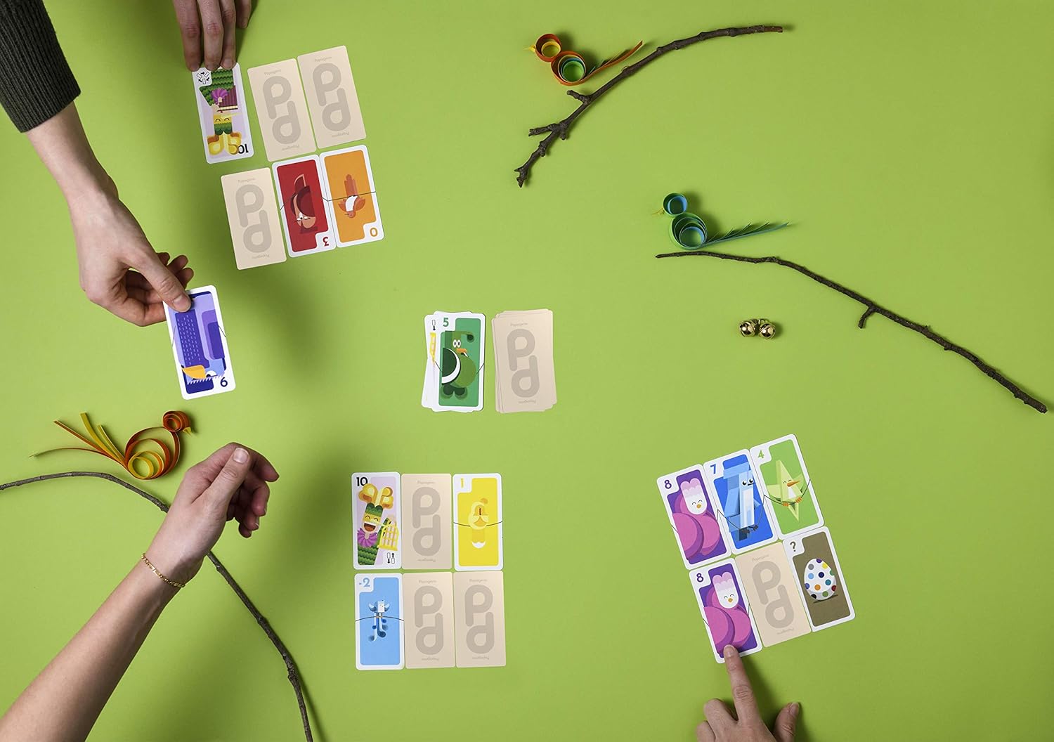 Helvetiq | Papageno | Card Game | Ages 6+ | 2-5 Players | 15 Minutes Playing Time