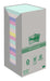 Post-it Recycling Notes Assorted Colours, Pack of 16 Pads, 100 Sheets per Pad, 76 mm mm x 76 mm, Green, Pink, Yellow, Blue - Self-stick notes made from 100% recycled paper
