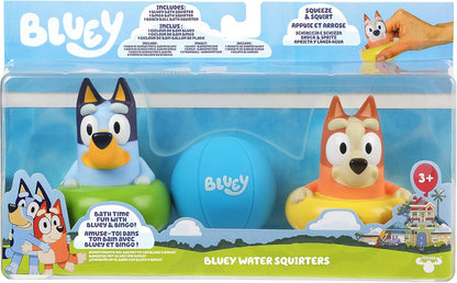 Bluey Bath Squirters 3-Pack, Multicolor, Small
