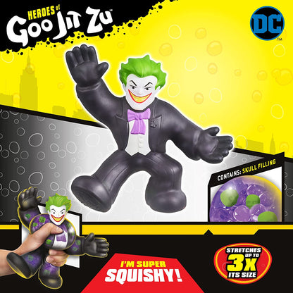 Heroes of Goo Jit Zu Dc Hero Pack - Super Goopy Tuxedo Joker, Tall Action Figure, Perfect Christmas/Birthday Present For 4 To 8 Year Olds, Squishy, Stretchy Tactile Play, 4.5 - Inch