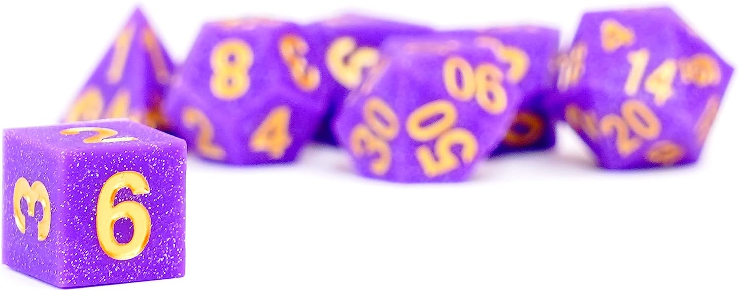 Silicone Rubber Poly Dice Set: Regal Ricochet