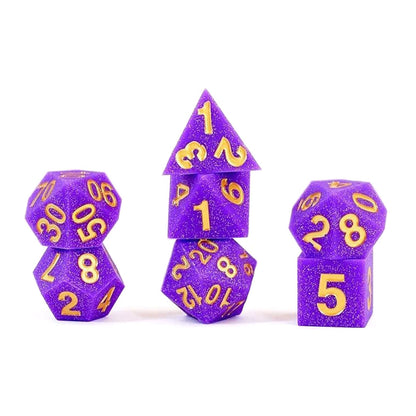 Silicone Rubber Poly Dice Set: Regal Ricochet