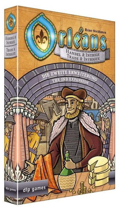 Capstone Games: Orleans, Trade & Intrigue Expansion, Strategy Board Game, 2 to 5 Players, 90 Minute Play Time, Ages 12 and Up