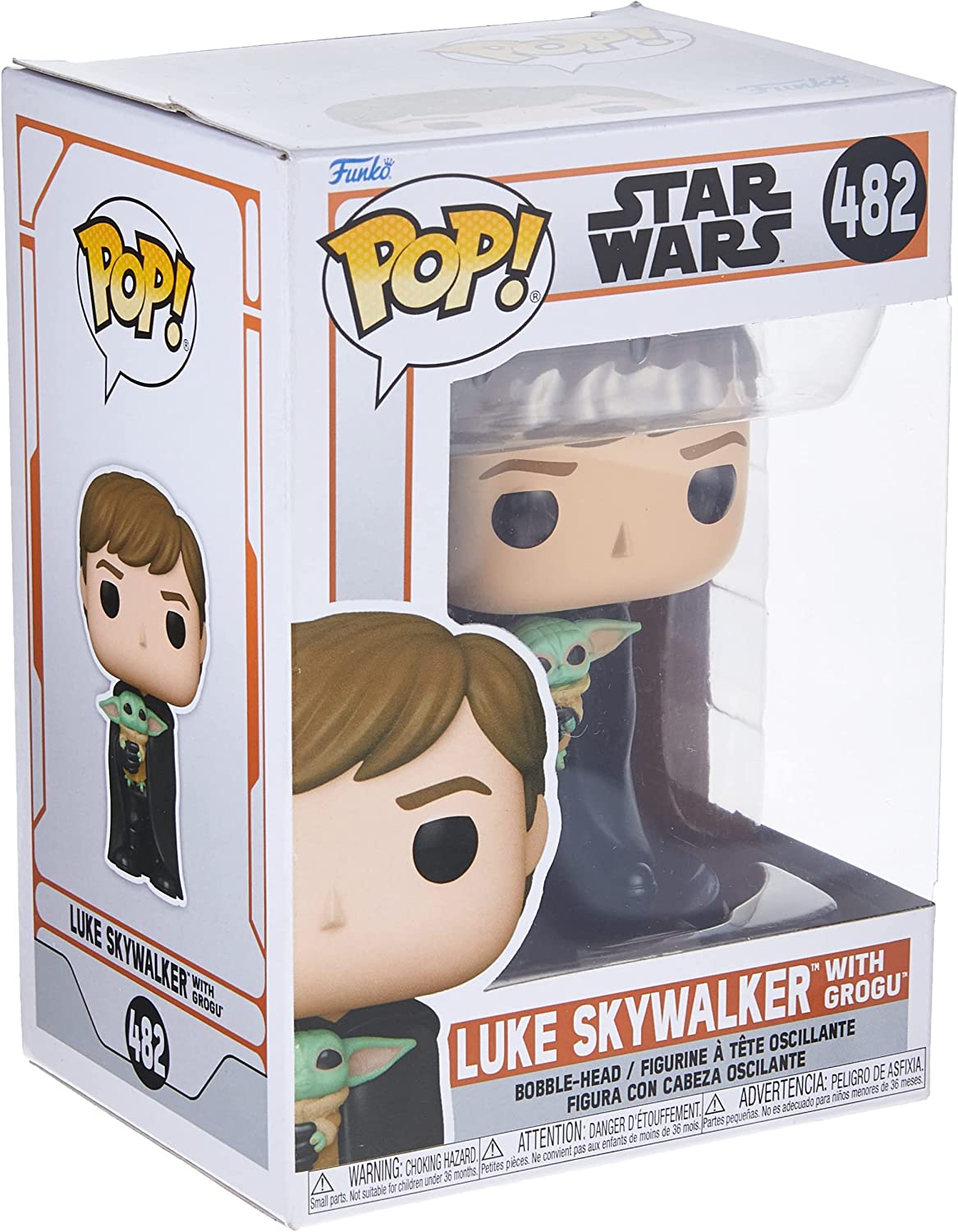 Funko POP! Star Wars: the Mandalorian - Luke Skywalker With Grogu (the Child, Baby Yoda) - Collectable Vinyl Figure - Gift Idea - Official Merchandise - Toys for Kids & Adults - TV Fans