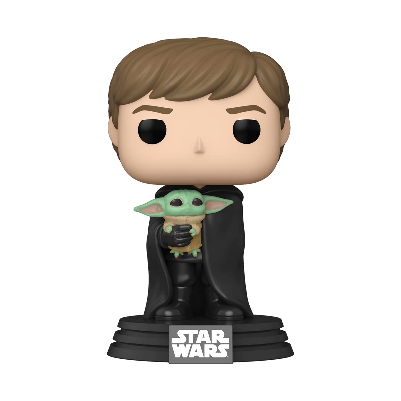 Funko POP! Star Wars: the Mandalorian - Luke Skywalker With Grogu (the Child, Baby Yoda) - Collectable Vinyl Figure - Gift Idea - Official Merchandise - Toys for Kids & Adults - TV Fans