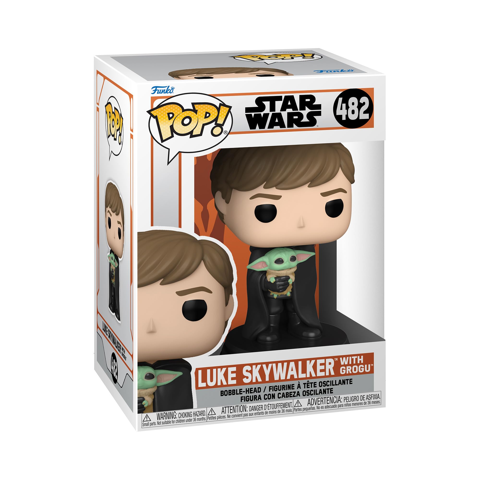 Funko POP! Star Wars: the Mandalorian - Luke Skywalker With Grogu (the Child, Baby Yoda) - Collectable Vinyl Figure - Gift Idea - Official Merchandise - Toys for Kids & Adults - TV Fans