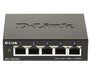 D-Link DGS-1100-05V2 5-Port Gigabit Smart Managed Switch with VLAN support, layer 2 features, QoS, 802.3az EEE, Fanless